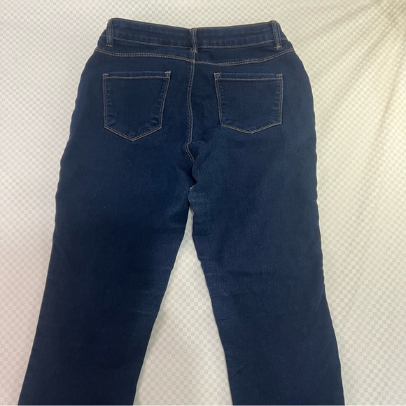 D.Jeans Jeans Womens 6 Blue Denim Cotton Stretch Mid Rise Skinny Leg Zip Fly - Picture 2 of 9